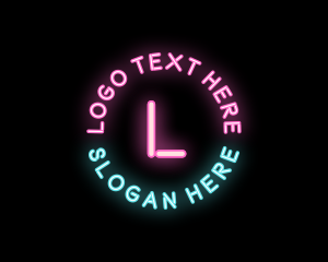 Lighting - Neon Light Club logo design