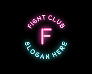 Neon Light Club logo design