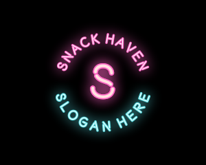 Neon Light Club logo design