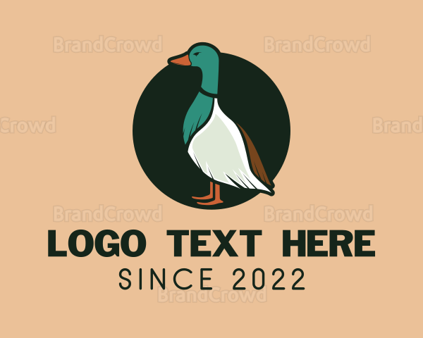 Duck Poultry Farm Logo