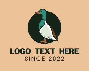 Bird Sanctuary - Duck Poultry Farm logo design