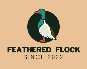 Geese - Duck Poultry Farm logo design