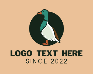 Geese - Duck Poultry Farm logo design