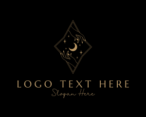 Tarot Card Reader - Mystic Diamond Jewelry logo design