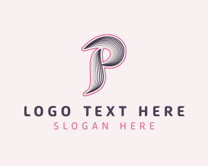 Letter P - Fashion Jewelry Accessory Boutique logo design
