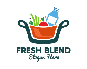 Ingredients - Fresh Ingredients Pot logo design