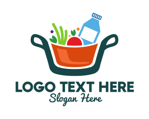Fresh - Fresh Ingredients Pot logo design