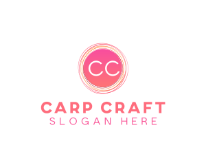 Handdrawn Scribble Craft logo design