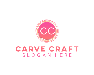 Handdrawn Scribble Craft logo design