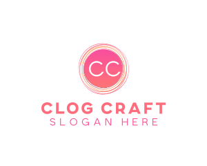 Handdrawn Scribble Craft logo design