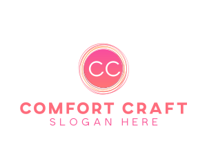 Handdrawn Scribble Craft logo design