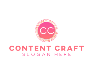 Handdrawn Scribble Craft logo design