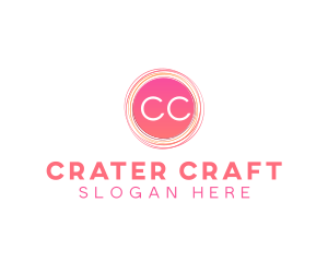 Handdrawn Scribble Craft logo design