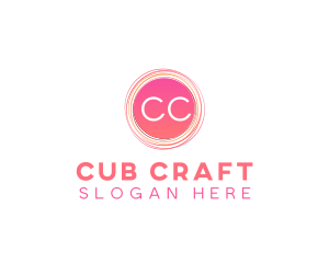 Handdrawn Scribble Craft logo design