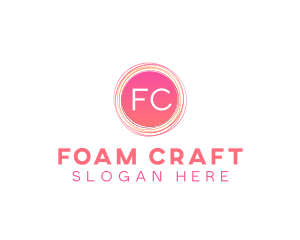 Handdrawn Scribble Craft logo design