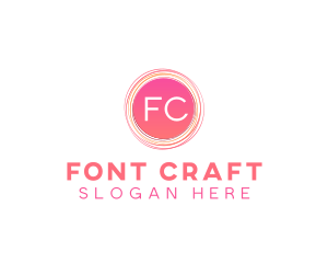 Handdrawn Scribble Craft logo design