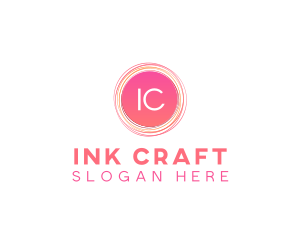 Handdrawn Scribble Craft logo design