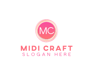 Handdrawn Scribble Craft logo design