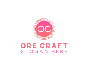 Handdrawn Scribble Craft logo design