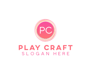 Handdrawn Scribble Craft logo design