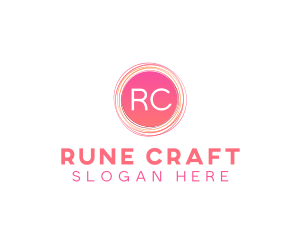 Handdrawn Scribble Craft logo design