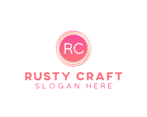 Handdrawn Scribble Craft logo design