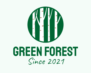 Outdoor Forest Tree  logo design