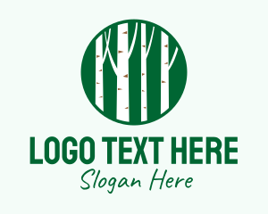 Outdoor Forest Tree  Logo