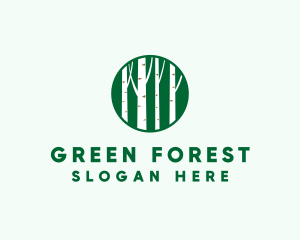 Outdoor Forest Tree  logo design