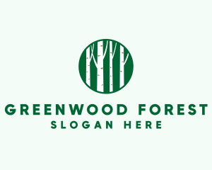 Outdoor Forest Tree  logo design