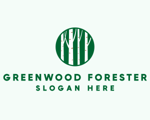 Outdoor Forest Tree  logo design