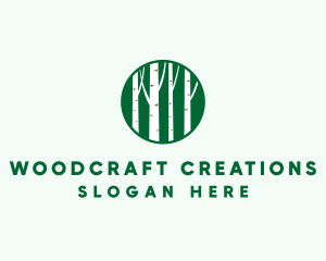 Outdoor Forest Tree  logo design