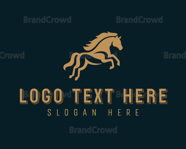 Horse Racing Equestrian Logo