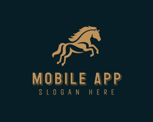 Wild Horse - Horse Racing Equestrian logo design