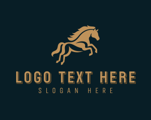 Horse Racing Equestrian Logo