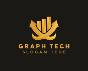 Graph - Analytics Arrow Graph logo design