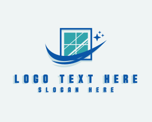 Sparkling - Window Cleaning Maintenance logo design