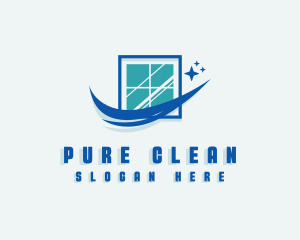 Window Cleaning Maintenance logo design