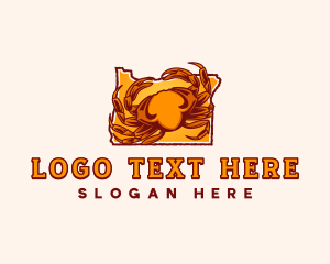 Crab - Oregon Seafood Crab logo design