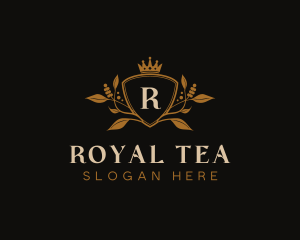 Royal Shield Crown logo design