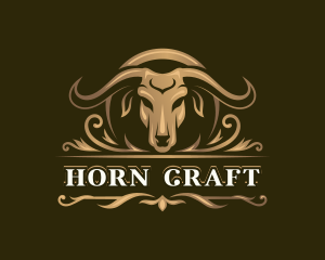 Buffalo Horn Ranch logo design