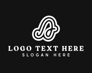 Upscale - Generic Media Letter A logo design