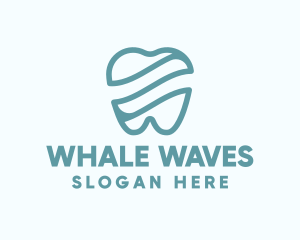 Blue Tooth Waves logo design