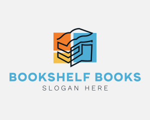 Books - Education Study Book logo design
