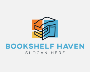 Books - Education Study Book logo design