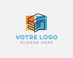 Writing - Education Study Book logo design