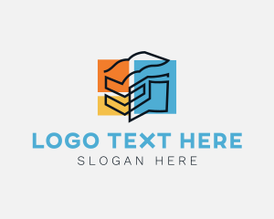 Study Center - Education Study Book logo design