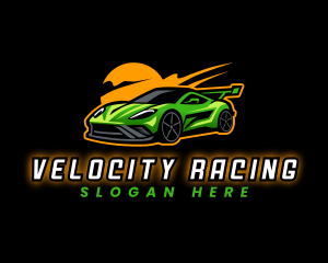 Race Car Automotive logo design