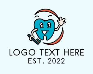 Happy - Dental Care Mascot logo design