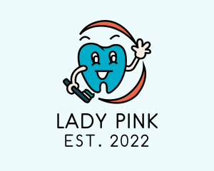 Dental Care Mascot logo design